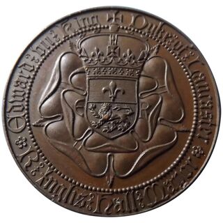 Coronation King Edward VII 1902 Bronze Medallion