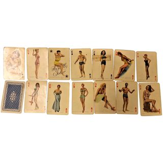 Cheesecake 1950's Movie Stars MINIATURE Playing Cards