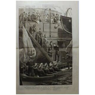 The Graphic 1885 - British & European Royalty in Denmark