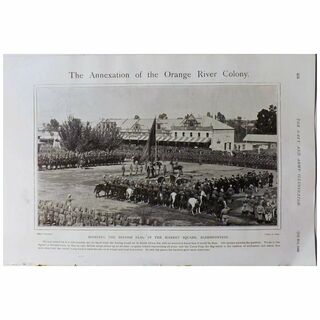 Boer War Annexation of The Orange River Colony- The Navy & Army Illustrated 1900