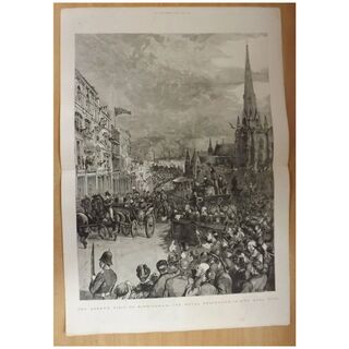 The Queen's Visit To Birmingham - The Graphic 1887