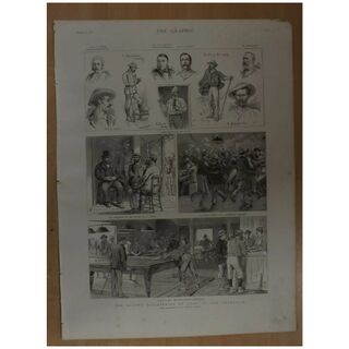 Recent Gold Discoveries In The Transvaal -The Graphic 1887