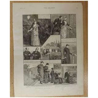 Matrimonial Adventures Of A Hospital Nurse - The Graphic 1887