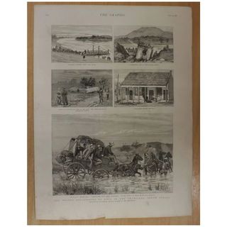 Recent Gold Discoveries In The Transvaal -The Graphic 1887
