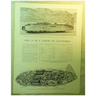 ORIGINAL Feature Pages on JOHN COBB & Le Thunderbolt From L ' Illustration French Magazine October 1938