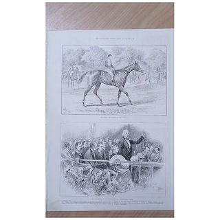 Full Page Illustrated London News 1892 