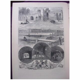 'Royal Visit To WELBECK ABBEY' - Illustrate London News Nov. 26 1881