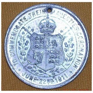 1911 Commemorative Medallion Coronation King George V