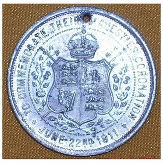 1911 Commemorative Medallion Coronation King George V