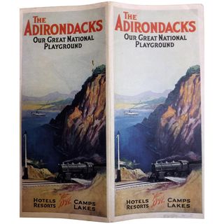 The Adirondacks - 'Our Great Natural Playground' Tourist Brochure Circa 1920