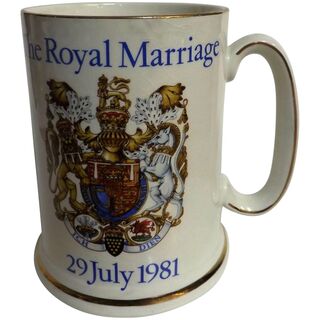 British Royalty Commemorative Tankard - Marriage HRH Prince of Wales and Lady Diana Spencer