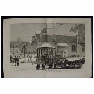 The Prince And Princess Of Wales At Truro - The Graphic 1880