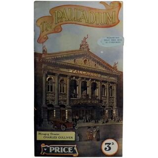 The Palladium Oxford Circus London - 1916 Programme