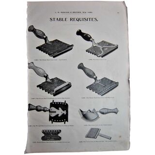 MOSEMAN'S Illustrated Guide - Original Printed 2 Side Page - Circa 1892