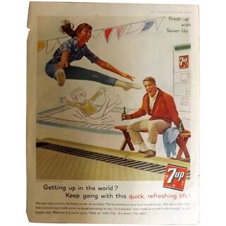 1953 7UP Original Full Page Advertisement