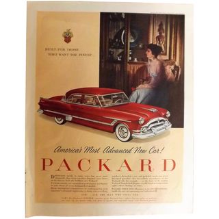 1953 Packard Range Original Full Page Advertisement