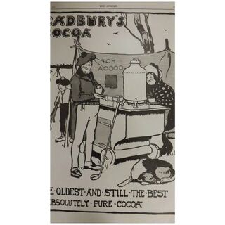 Original Cadbury's Cocoa Advertisement -The Sphere Oct.1900
