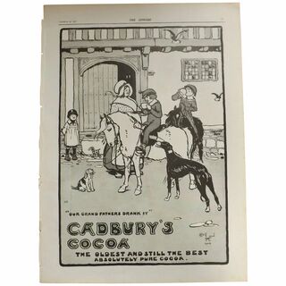 Original Cadbury's Cocoa Advertisement -The Sphere Nov.1900