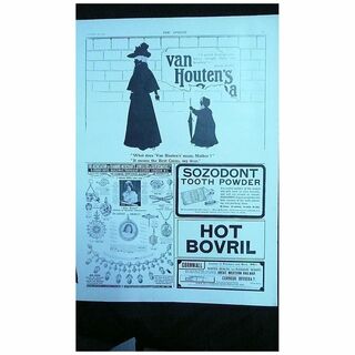 Adverts - an original Full Page from THE SPHERE 1905