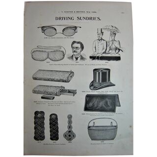 MOSEMAN'S Illustrated Guide - Original Printed 2 Side Page - Circa 1892