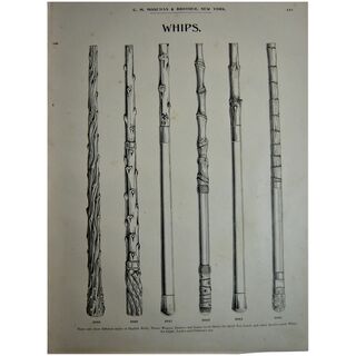 MOSEMAN'S Illustrated Guide - Original Printed 2 Side Page - Circa 1892