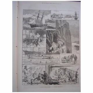'A Cruise Of Naval Volunteers: Trip To Norway' - Illustrated London News Feb.12 1881