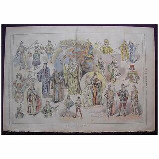 1892 Full Page From THE MILLION Titled 'At Olympia'