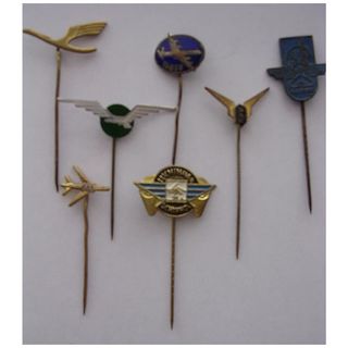 Vintage European Airlines Lapel Badges