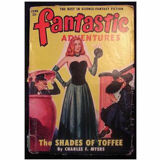 FANTASTIC Adventures Sci Fi Magazine Vol.12 Number 6 1950