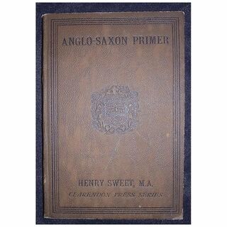 1896 Anglo-Saxon Primer By Henry Sweet