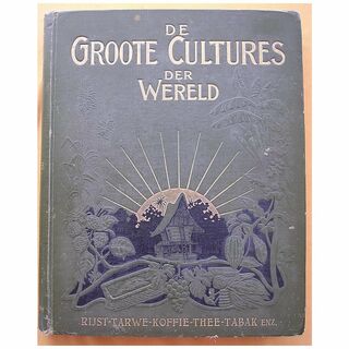 1906 Illustrated Dutch Book 'De Groote Cultures Der Weld'