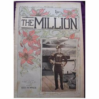 1892 Front Cover From THE MILLION Newspaper 'Types Of The British Navy - Admiral Sir Michael Culme-Seymour, Bart.
