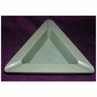ARCADIA P & O Liner Souvenir Ashtray 'Pacific Triangle'