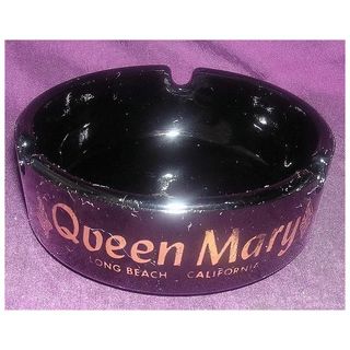 S.S. Queen Mary Long Beach Souvenir Ashtray