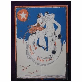 R.M.S. Homeric - White Star Line - Menu 1931