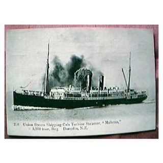 Vintage Shipping Postcard Union Steam Ship Co 