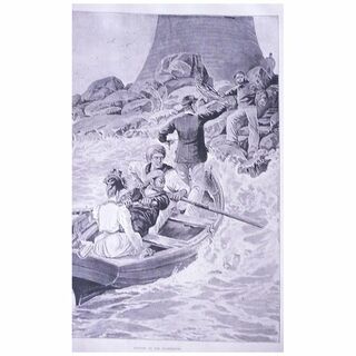 'Visitors To The Lighthouse' Full Page from The London Illustrated News Sept. 1895