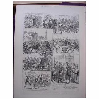 The Irish Land League Agitation: Sketches In Dublin Saturday Evening, Oct.15' - Illustrated London News Oct.29 1881