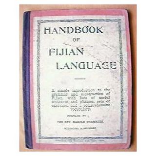Vintage Handbook of Fijian Languages 1934-1936