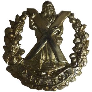 Cameron World War One Badge
