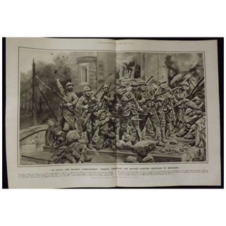 WWI - 'In Loyal and Helpful Comradeship' -Illustrated London News 1918