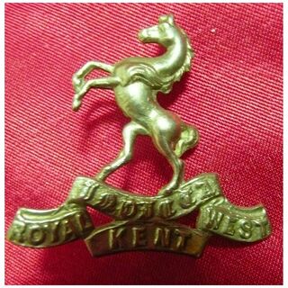WW1 British Army Badge - Royal West Kent