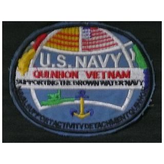 Vietnam War - QUI NHON- Brown Water Navy SUPPACT Patch