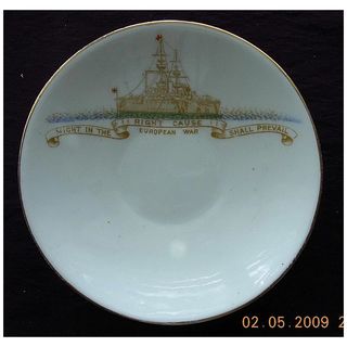 World War One Patriotic Saucer