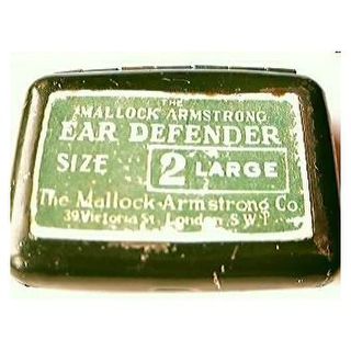 Vintage WW11 Era Mallock-Armstrong Ear Defender Kit