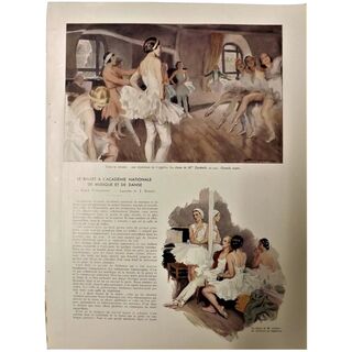 French Ballet Academy Six Page Special Feature - L'Illustration Magazine 1937