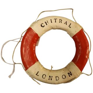 S.S. Chitral Souvenir Miniature Lifebuoy - P & O Lines