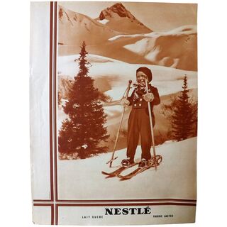 L'IIlustration French Magazine Original 1937 NESTLE Advertisement