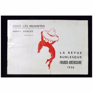 Parisian - Chez Les Nudistes Burlesque Revue Program 1936