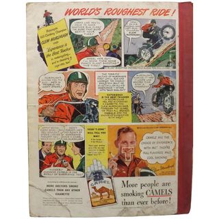 CAMELS Cigarettes Advertisement Esquire Magazine 1940's- Clem Murdaugh -USA Nat. Hill Climb Champion 1946~47